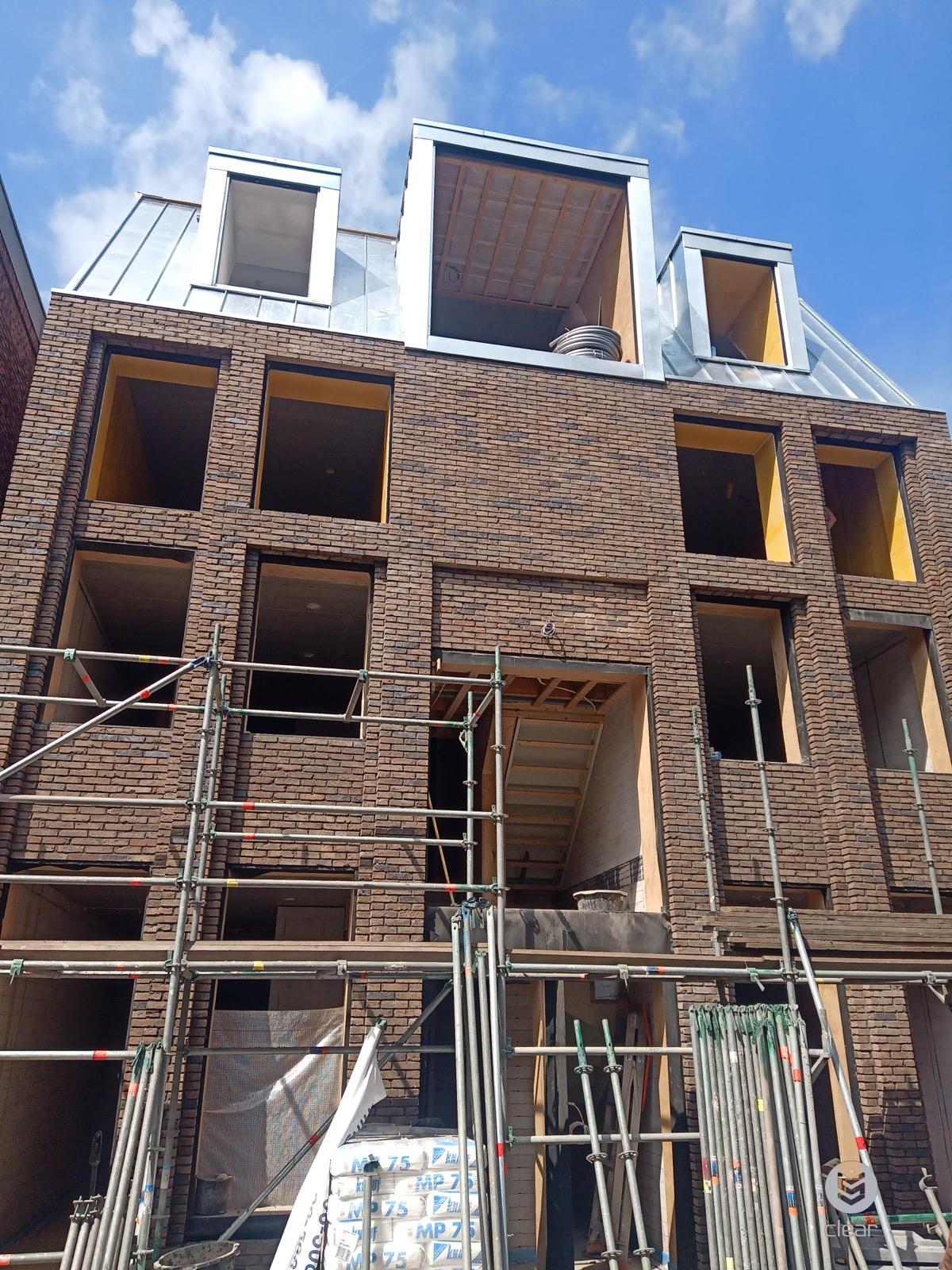 Nieuwbouw met dakkapellen